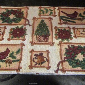 Christmas Multicolor Tapestry Placemats Set of 4